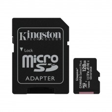 Card de memorie Kingston MicroSDXC Canvas Select Plus 128GB 100MB/s plus Adaptor SD
