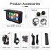 Sistem de navigatie moto Mintech N5D, incluse senzori de presiune, 2 x camere video, suporta Android Auto & Apple Carplay, display 5", waterproof