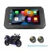 Sistem de navigatie moto Mintech N5D, incluse senzori de presiune, 2 x camere video, suporta Android Auto & Apple Carplay, display 5", waterproof