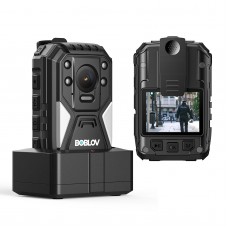 Camera video corporala Body Camera BOBLOV B4K4 , rezolutie 4K, waterproof, touchscreen, GPS, autonomie de pana la 15h, nightvision, leduri IR