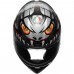 Casca Moto Full-Face AGV K1 S Lyzard Black Grey Red, omologare E2206, marime M