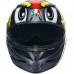 Casca Moto Full-Face AGV K3 E2206 BIRDY 2.0 GREY / YELLOW / RED, omologare E2206, ochelari de soare, marime L