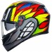 Casca Moto Full-Face AGV K3 E2206 BIRDY 2.0 GREY / YELLOW / RED, omologare E2206, ochelari de soare, marime L