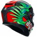 Casca Moto Full-Face AGV K3 E2206 KAMALEON BLACK / RED / GREEN, omologare E2206, ochelari de soare, pinlock marime L