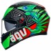 Casca Moto Full-Face AGV K3 E2206 KAMALEON BLACK / RED / GREEN, omologare E2206, ochelari de soare, pinlock marime L