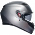 Casca Moto Full-Face AGV K3 E2206 RODIO GREY MATT, omologare E2206, ochelari de soare marime L