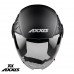 Casca Open face moto scuter Axxis Metro negru mat, M 57-58cm