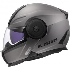Casca moto Flip-up LS2 FF902 SCOPE II Matt Titanium, include ochelari de soare si pinlock, marime L