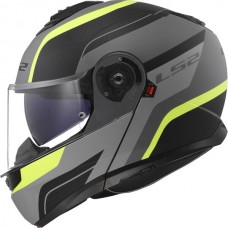 Casca moto Flip-up LS2 FF908 Strobe II Monza Black Yellow marime M