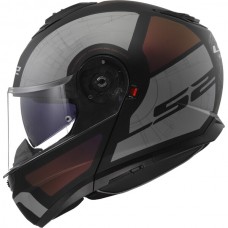 Casca moto Flip-up LS2 FF908 Strobe II Orion Matt Black Purple Blue marime L