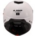 Casca moto Flip-up LS2 FF908 Strobe II Gloss White marime S