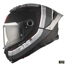 Casca integrala moto MT Thunder 4 cu ochelari integrati, R25 negru-gri mat, L 59-60cm