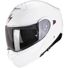 Casca moto Flip-up Scorpion Exo-930 Evo White, include pinlock si ochelari de soare