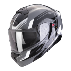 Casca moto Flip-up Scorpion Exo-930 Evo Grey-Black-White , include pinlock si ochelari de soare marime L