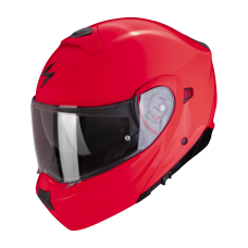 Casca moto Flip-up Scorpion Exo-930 Evo Solid Fluorescent red, include pinlock si ochelari de soare marime L