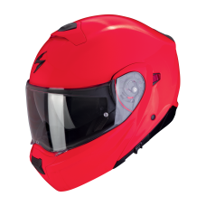 Casca moto Flip-up Scorpion Exo-930 Evo Solid Fluorescent red, include pinlock si ochelari de soare marime S