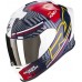 Casca moto integrala SCORPION EXO-R1 EVO AIR VICTORY RED BLUE YELLOW marime L