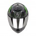 Casca moto SCORPION EXO-1400 EVO II Carbon AIR Mirage Black/Green include si viziera fumurie marime M