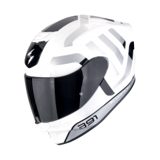 Casca moto integrala SCORPION EXO-391 Arok White-Black-Silver marime L