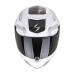 Casca moto integrala SCORPION EXO-391 Arok White-Black-Silver marime S
