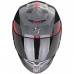 Casca moto integrala SCORPION EXO-R1 EVO AIR FINAL GREY / BLACK / RED, include si viziera fumurie marime L