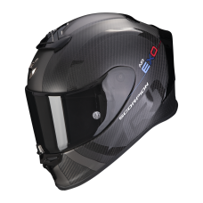 Casca moto integrala SCORPION EXO-R1 EVO CARBON AIR MG Matt Black-Silver, include si viziera fumurie, marimea L
