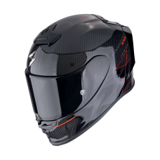 Casca moto SCORPION EXO-R1 EVO CARBON AIR Cynergy Black/Red, include si viziera fumurie, marime L