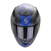 Casca moto integrala SCORPION EXO-R1 EVO CARBON AIR MG Matt Black-Blue, include si viziera fumurie, marimea M