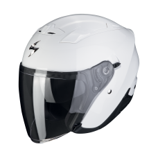 Casca open face/jet SCORPION EXO-230 White, include ochelari de soare, marime M