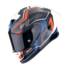 Casca moto SCORPION EXO-R1 EVO II AIR Coup Black Red Blue, include viziera fumurie, marime L