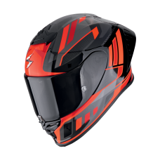 Casca moto SCORPION EXO-R1 EVO II AIR Vital Black-Silver-Red, include viziera fumurie, marime L