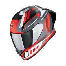 Casca moto SCORPION EXO-R1 EVO II AIR Vital Grey/White/Red, include viziera fumurie, marime L