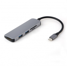 Hub USB 3.1 Type-C DL -Link  TC5H1, HDMI 4K,  2 x USB3.0, SD TF card 