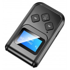 Adaptor Bluetooth MinTech T-15, transmitator si receptor, display, acumulator cu autonomie 8 ore,BT5.0