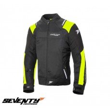 Geaca (jacheta) barbati Racing vara Seventy model SD-JR52 culoare: negru/galben fluor marime S