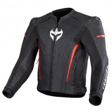 Geaca moto piele Armure Hamo AAA Black / Red, incluse si mesada termica, marime L