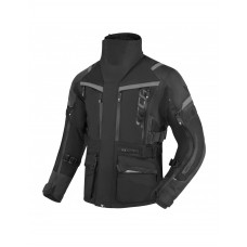 Geaca moto Seca Arrakis III Black, 3 layere, include mesada termica, mesada de ploaie, si guler termic, protectii D3O, marime L