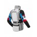 Geaca moto Seca Arrakis III Grey/Bue/Red, 3 layere, include mesada termica, mesada de ploaie, si guler termic, protectii D3O, marime M