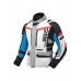 Geaca moto Seca Arrakis III Grey/Bue/Red, 3 layere, include mesada termica, mesada de ploaie, si guler termic, protectii D3O, marime M