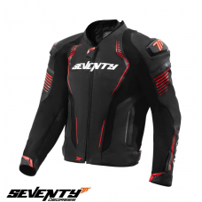 Geaca Racing Seventy all season/iarna model SD-JL24 Spoiler culoare: negru/rosu, include mesada termica, marime L