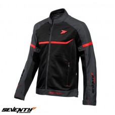 GEACA SEVENTY MODEL SDJR30.1 MOJAVE NEGRU/ROSU- BARBAT marime L
