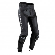 Pantaloni moto Armure Hamo AA Black / White marime L