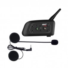Sistem de comunicare moto EJEAS V6 Pro, model 2021, casti imbunatatite, Bluetooth, 850 mah (autonomie mare de pana la 12 ore)